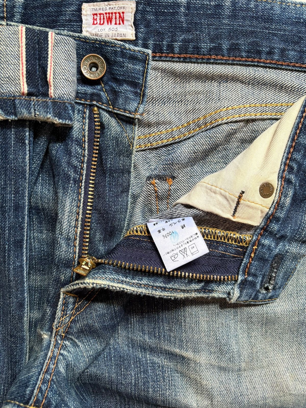 Edwin × Japanese Brand Vintage Japanese Edwin 505zxx Selvedge Mud Wash Loose Jeans Size US 31 - 10 Thumbnail