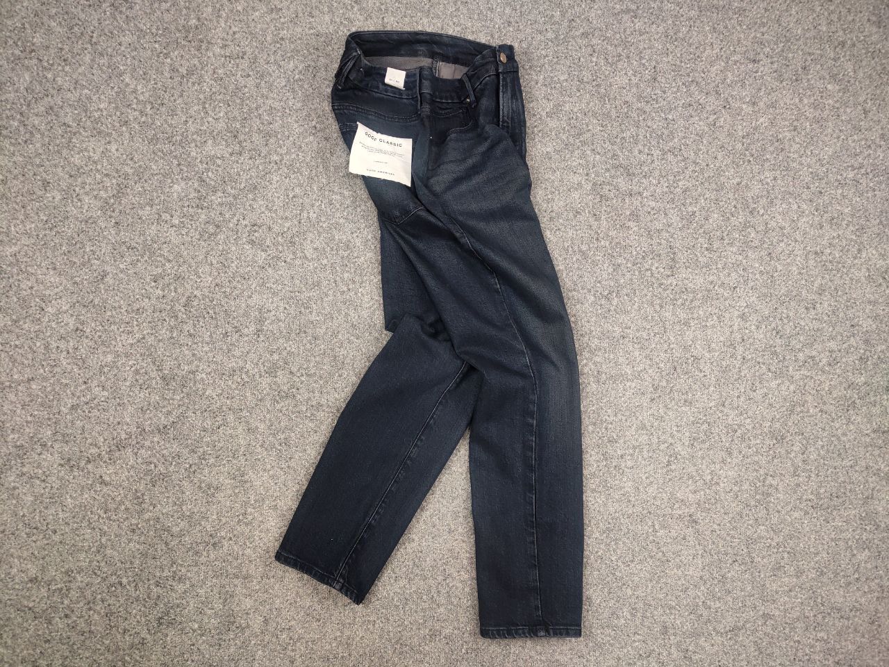 Good American Good American classic Design Ankle Dark Blue Denim Jeans Size 30" / US 8 / IT 44 - 8 Thumbnail
