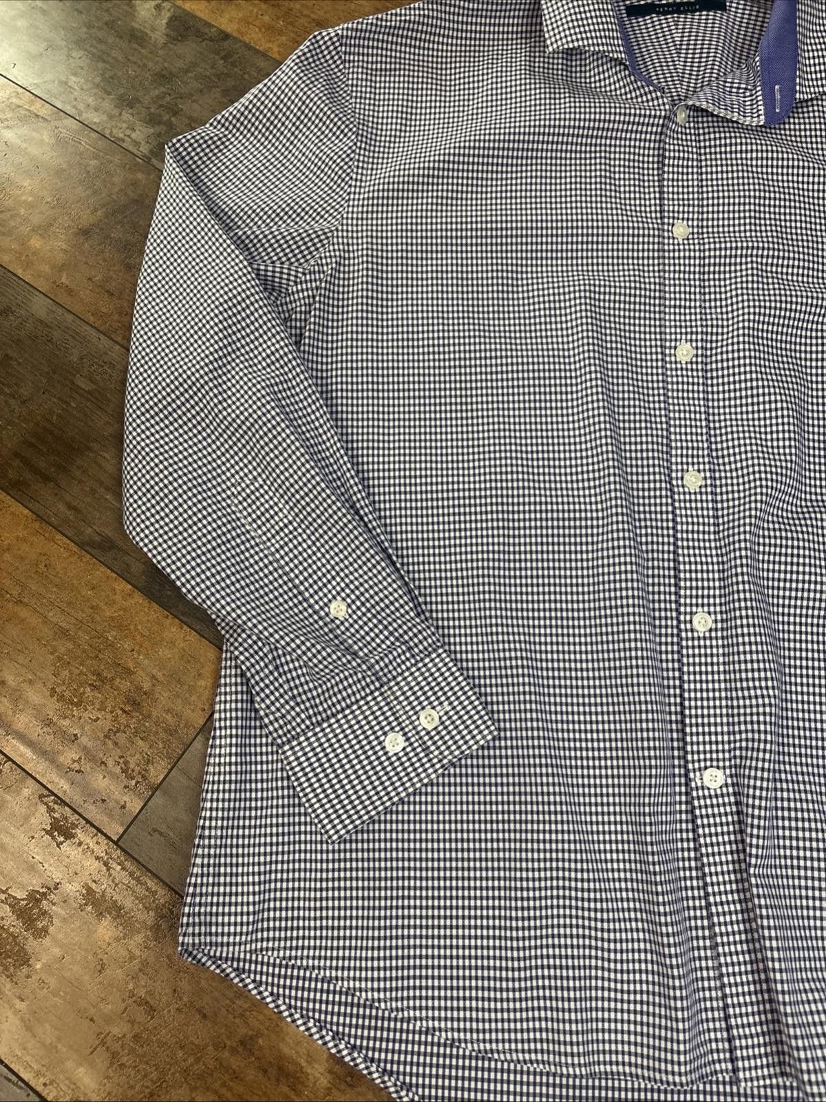 Perry Ellis Perry Ellis Men's XL Plaid Long Sleeve Button-Down Shirt Size US XL / EU 56 / 4 - 2 Thumbnail