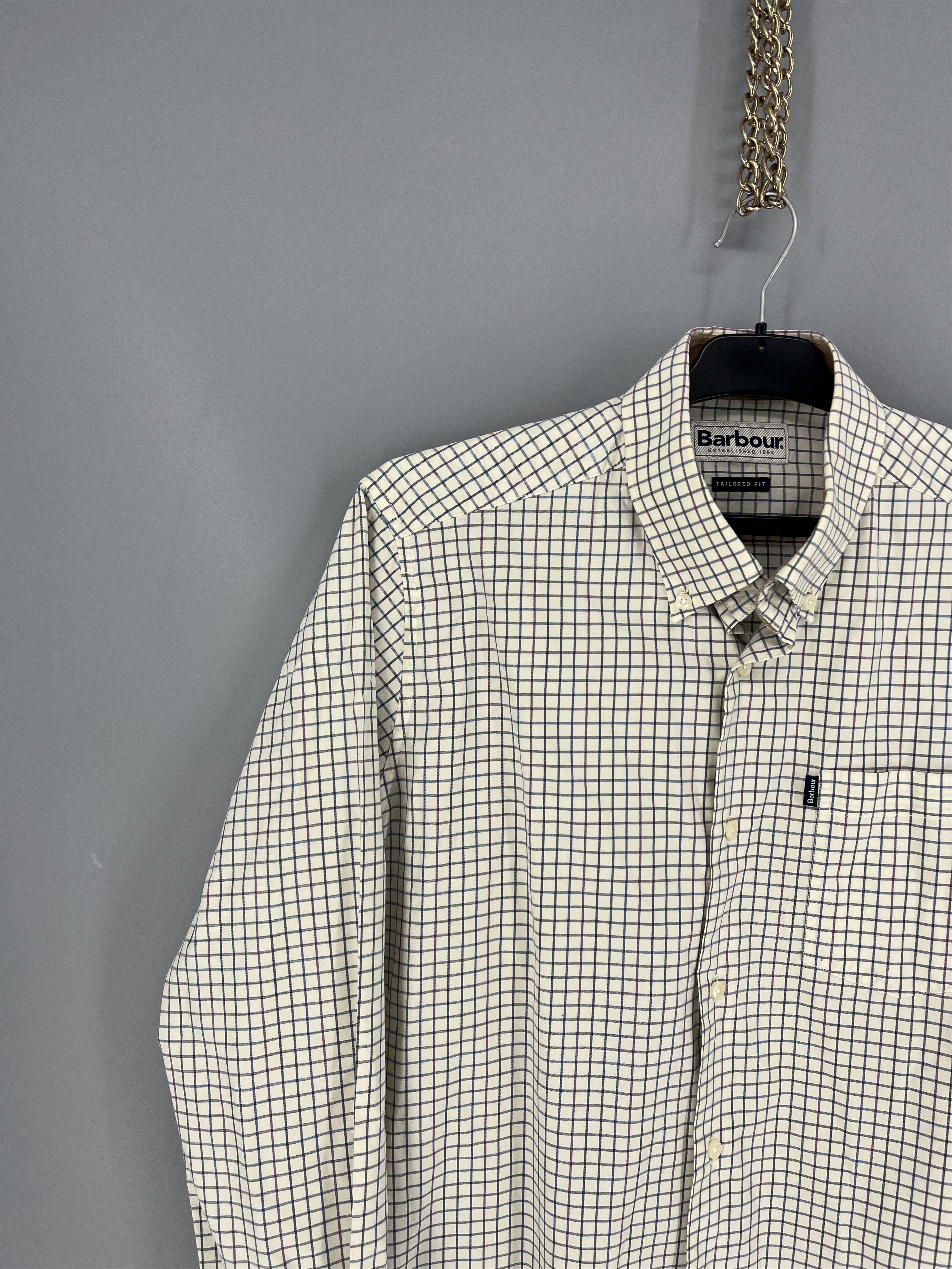 Barbour BARBOUR men's shirt 100% cotton Size L Size US S / EU 44-46 / 1 - 4 Thumbnail