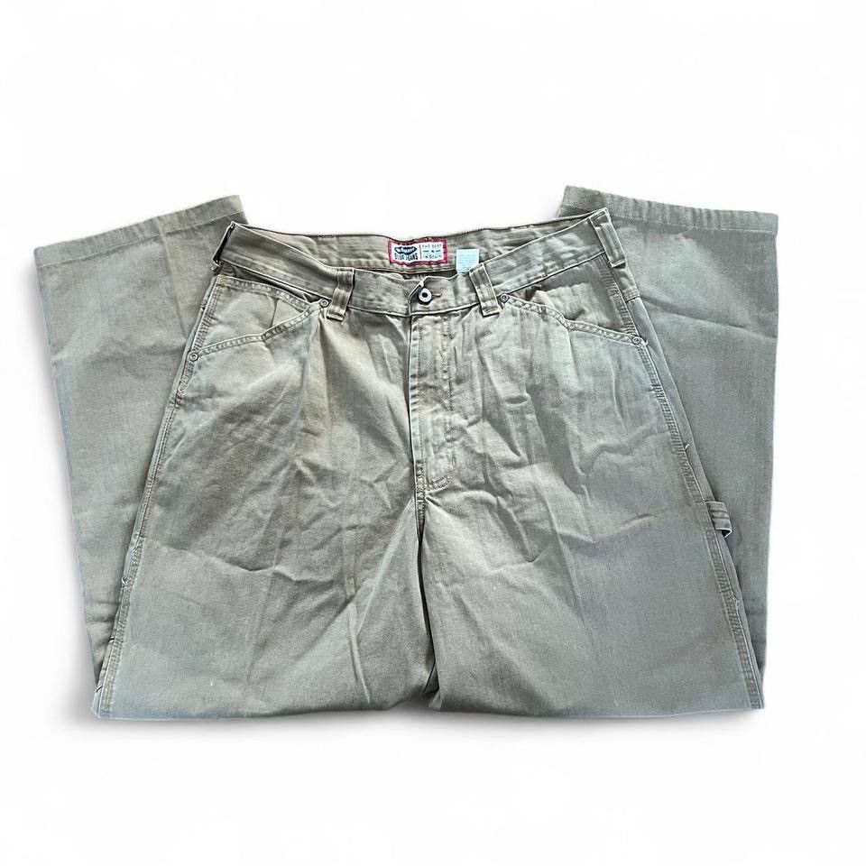 Old Navy Vintage 90s Old Navy HBT Baggy Workwear Carpenter Pants Size US 34 / EU 50 - 1 Thumbnail
