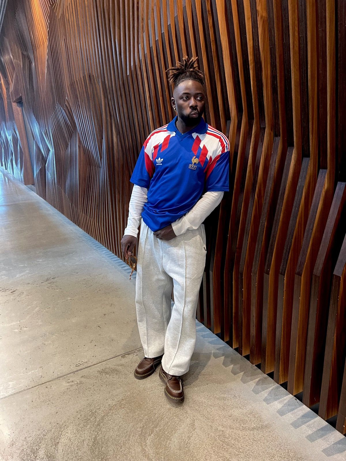Adidas × Vintage France jersey Size US L / EU 52-54 / 3 - 6 Thumbnail