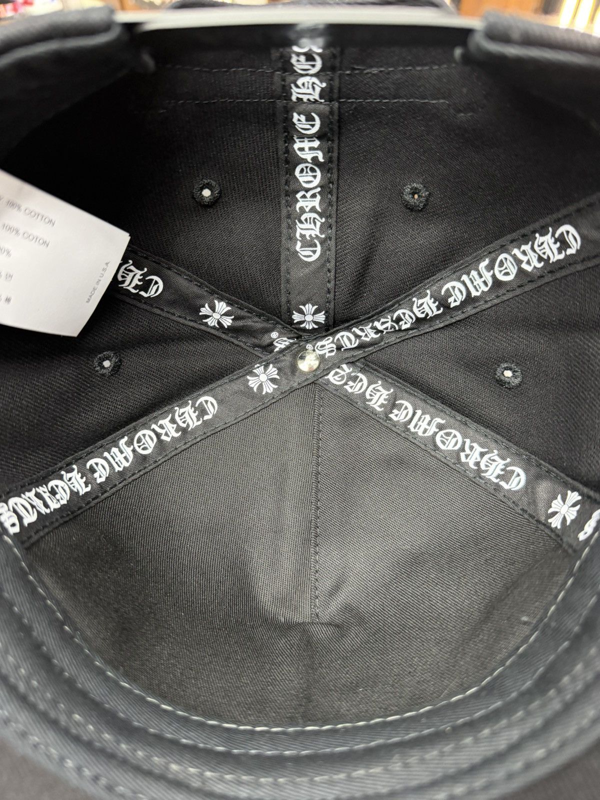 Chrome Hearts Chrome Heart RS3 Baseball Hat Size ONE SIZE - 10 Thumbnail