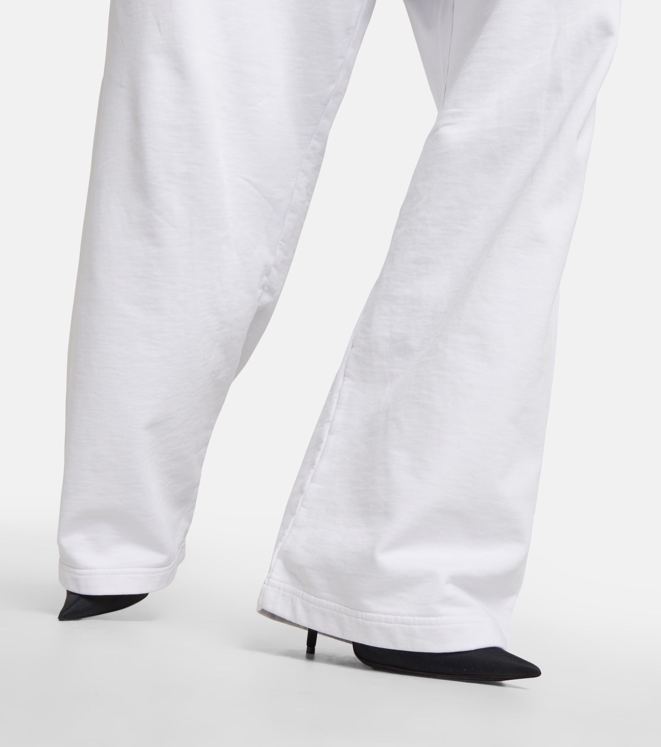 Adidas × Balenciaga o1w1db10824 Baggy Sweatpants in White Size 25" / US 0 / IT 36 - 5 Thumbnail