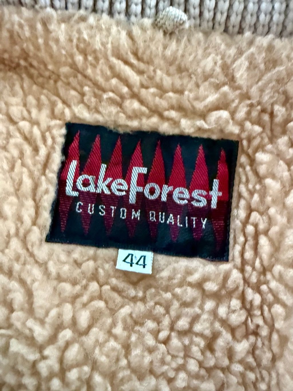 Vintage 70s Tan Fleece Lined Ranch Coat 44/L Size US L / EU 52-54 / 3 - 6 Thumbnail