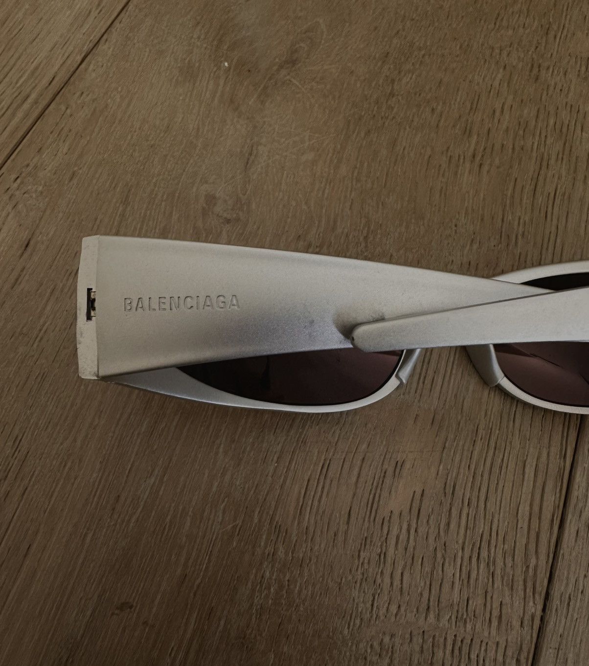 Balenciaga Balenciaga Aluminum Sunglasses - Silver Size ONE SIZE - 4 Thumbnail