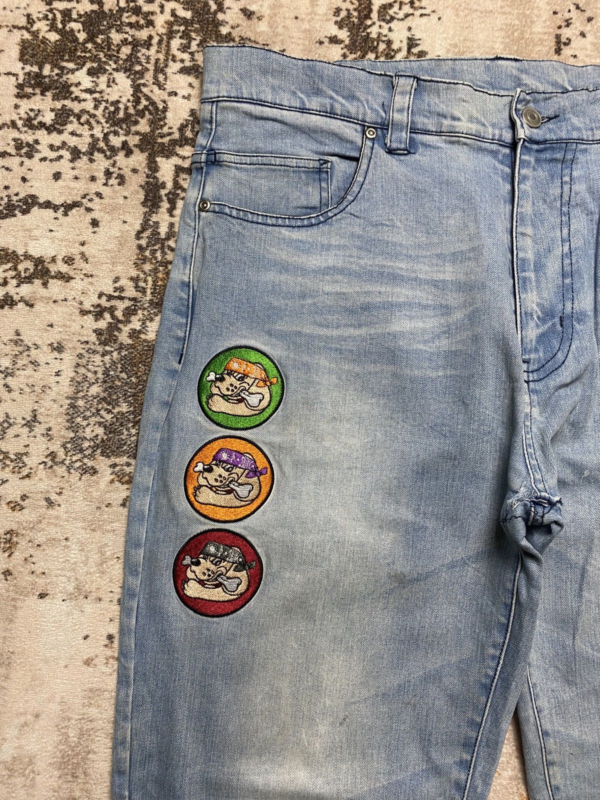Acne Studios Insane Japanese Brand Y2k Baggy Denim Size US 31 - 8 Thumbnail