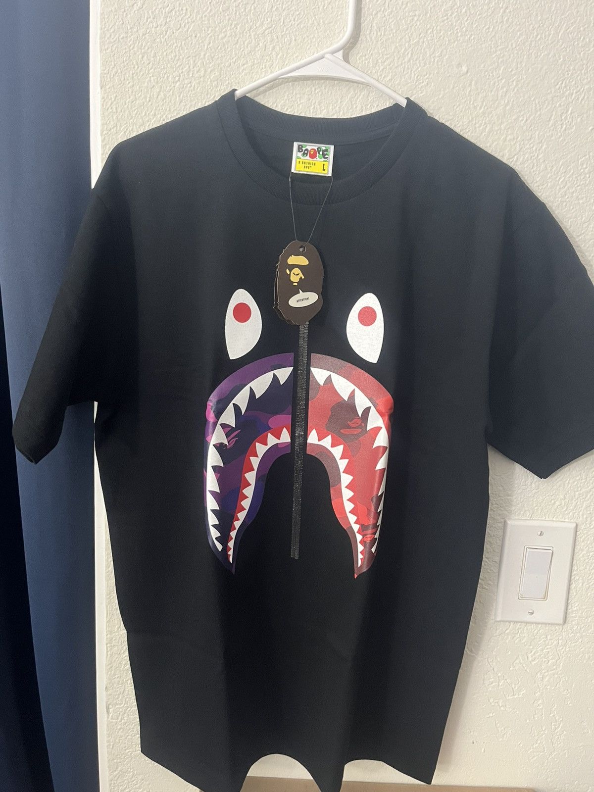Bape A Bathing Ape BAPE ABC Camo Rebuild Shark Split Tee Sz Large Size US L / EU 52-54 / 3 - 1 Thumbnail