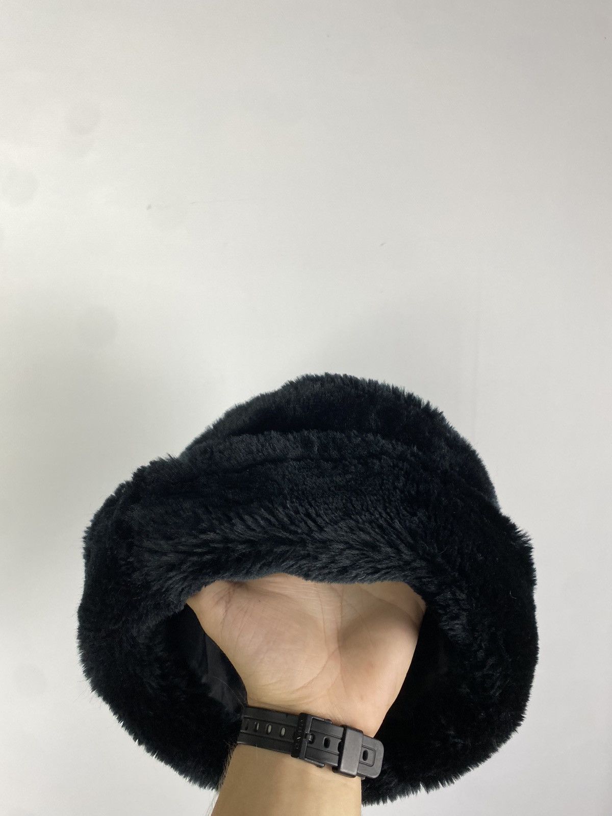 Hysteric Glamour × Japanese Brand Y2K Beanie Vintage Fuzzy Hat Mohair Ushanka Beauty Beast Size ONE SIZE - 3 Thumbnail