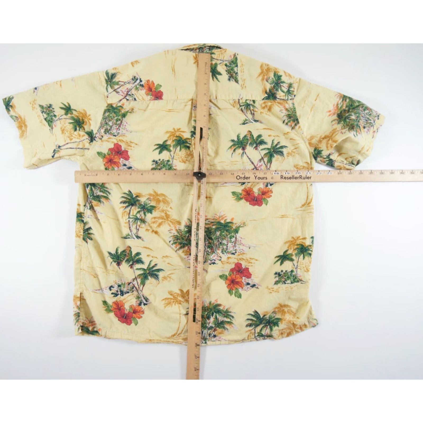 Tori Richard Tori Richard Hawaiian Polo Shirt Mens Small Yellow Floral Short Sleeve Size US S / EU 44-46 / 1 - 6 Thumbnail