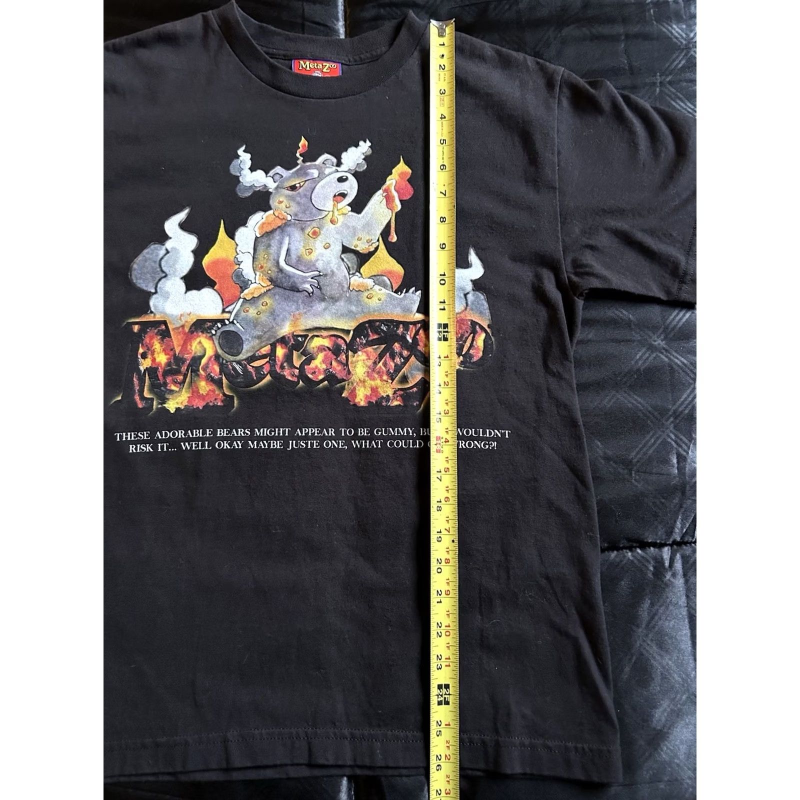 Vintage DBruze x Metazoo CCG LAVA BEAR T-Shirt Black Size M Crew Neck Short Sleeve Mens Cotton Graphic 90s Mythical Size US M / EU 48-50 / 2 - 6 Thumbnail