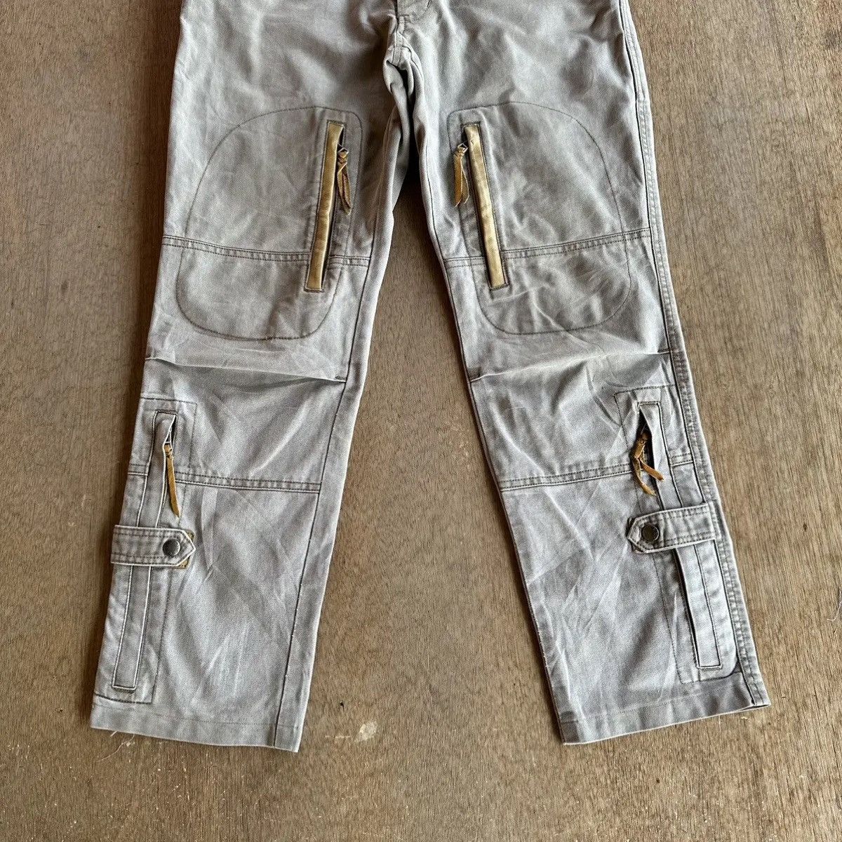 Le Grande Bleu (L.G.B.) CRAZY🔥🔥MIX FRITZ JAPAN Vintage Double Knee VERY RARE Pants Size US 30 / EU 46 - 9 Thumbnail