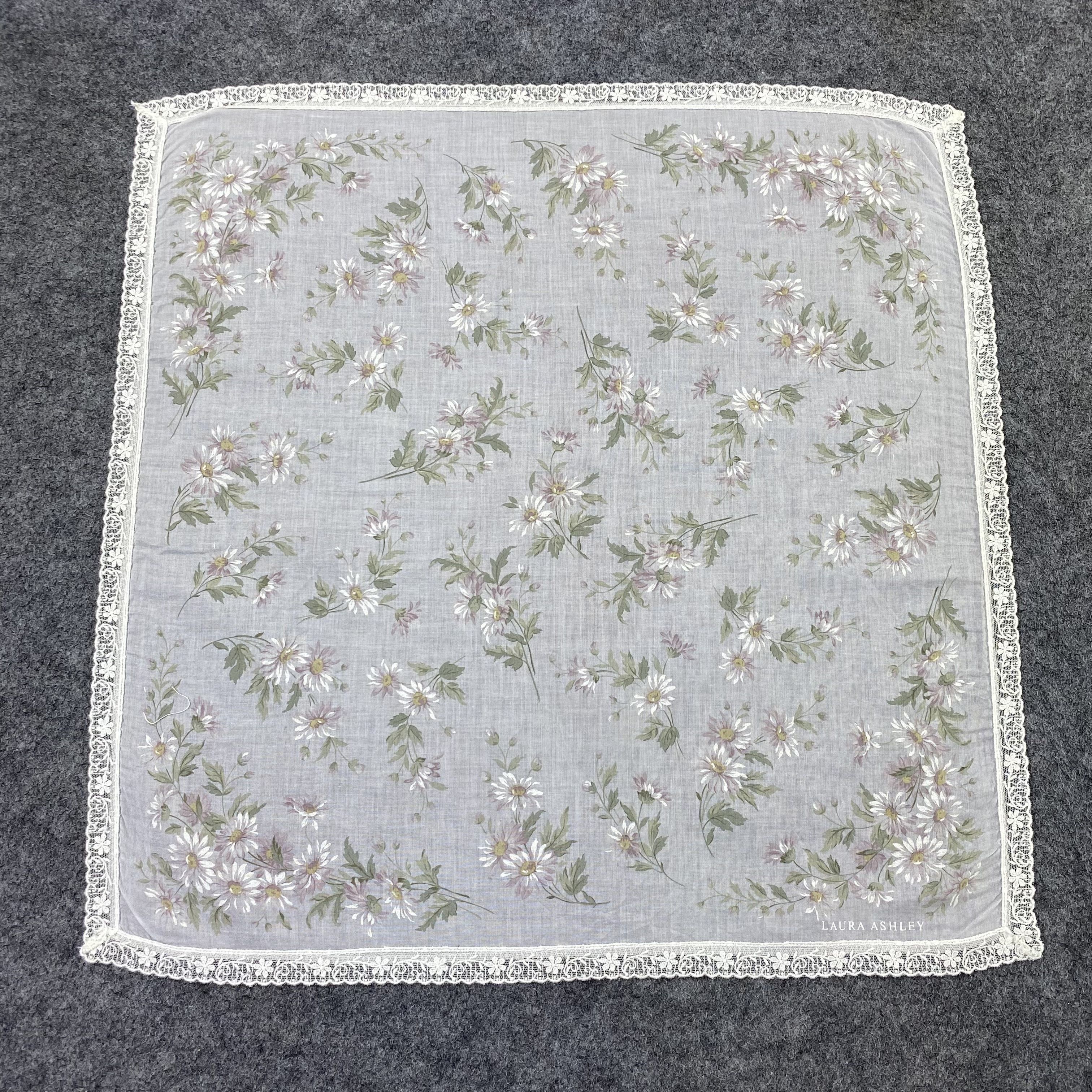 Laura Ashley Laura Ashley Handkerchief Neckerchief Bandana-B1876 Size ONE SIZE - 3 Thumbnail
