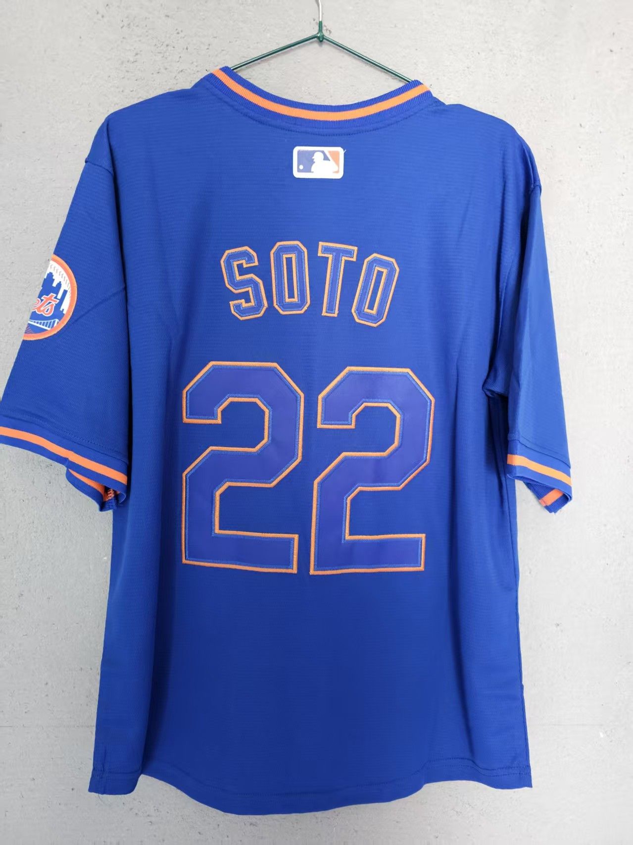 MLB New York Mets 22 Juan Soto Jersey Blue Size US M / EU 48-50 / 2 - 1 Thumbnail