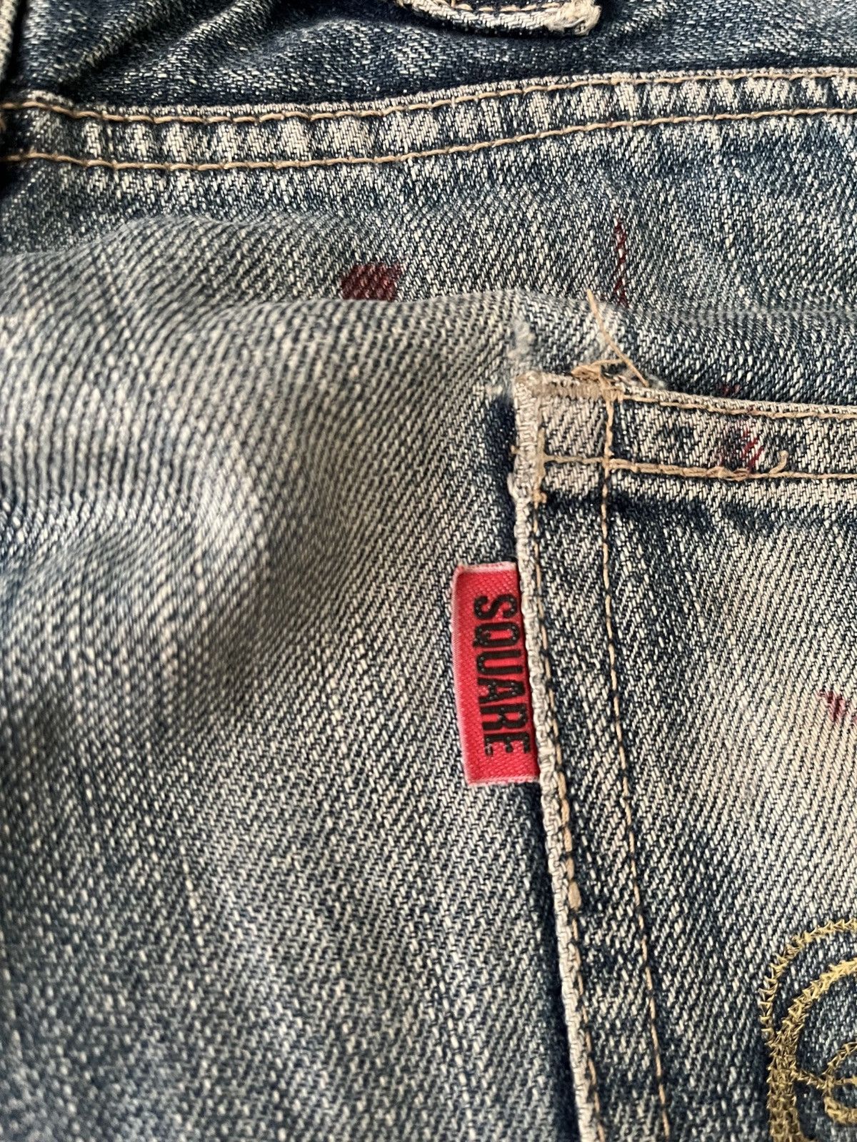 If Six Was Nine × Japanese Brand × Vintage Vintage Selvadge Isquare Denim Size US 34 / EU 50 - 19 Thumbnail