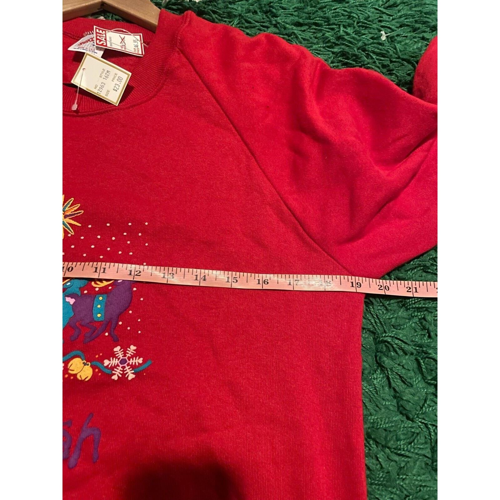 Jerzees Vintage Utah Sweatshirt Crewneck Reindeer Red NWT VTG M 90s Size US M / EU 48-50 / 2 - 13 Thumbnail