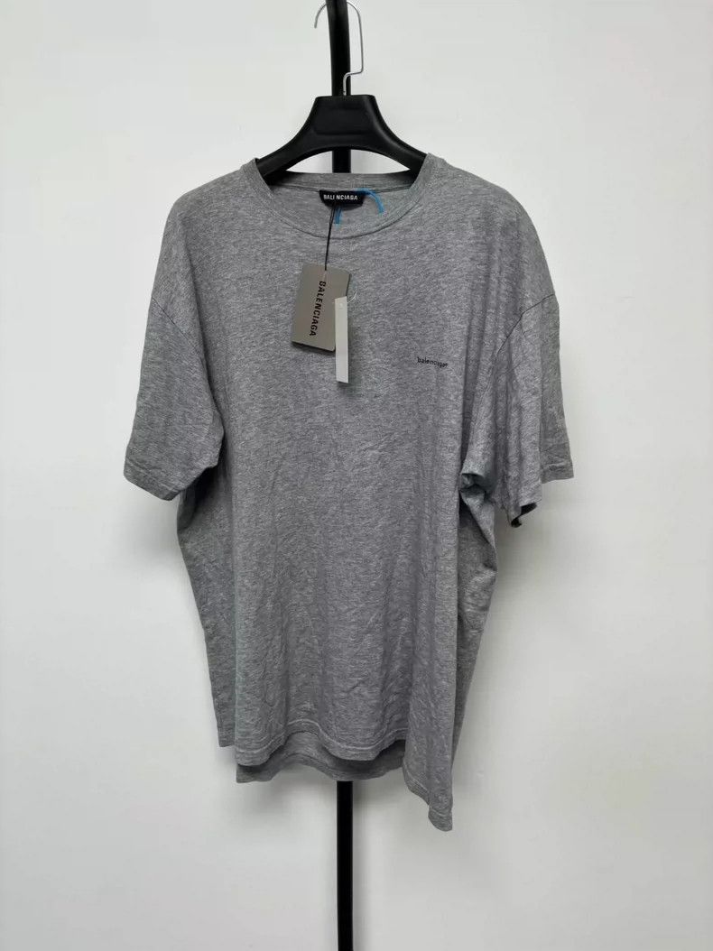 Balenciaga Balenciaga Small Logo Slogan Short Sleeve Size US S / EU 44-46 / 1 - 1 Thumbnail