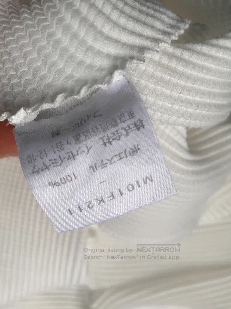 Issey Miyake Issey Miyake size:one size White Short Sleeve T-shirt Size XXS / US 00 / IT 34 - 3 Thumbnail