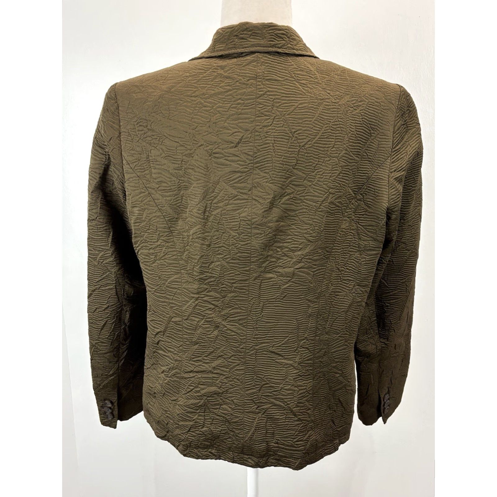 Coldwater Creek Coldwater Creek Blazer Jacket Textured Brown Sz 10 12 Women’s Brown Business Classic Style Long Sleeve Button Polyester Solid Regular Size M Size M / US 6-8 / IT 42-44 - 3 Thumbnail
