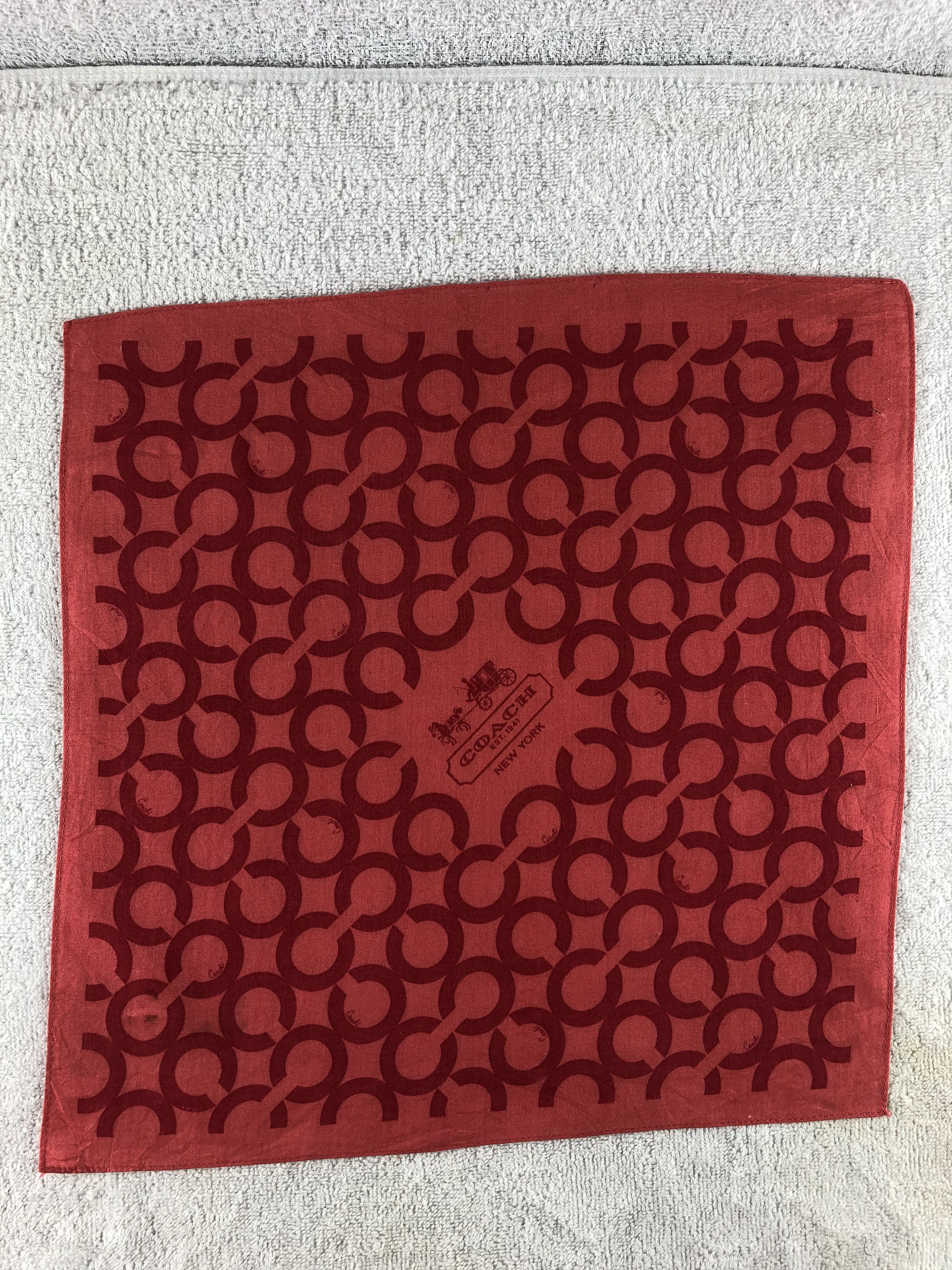 Coach Coach Handkerchief / Bandana / Neckerchief Size ONE SIZE - 3 Thumbnail