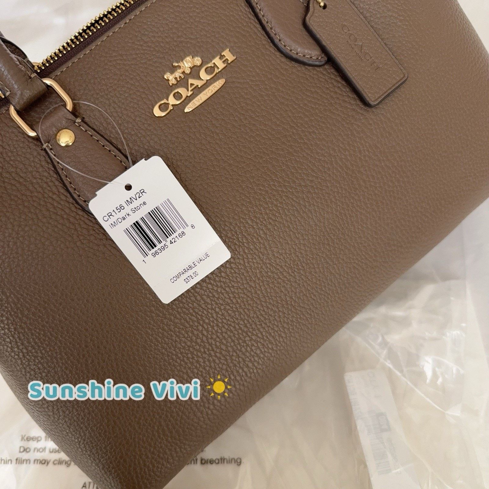 Coach NWT COACH Georgia Satchel leather CR156 Gold/Deep Blue Size ONE SIZE - 5 Thumbnail
