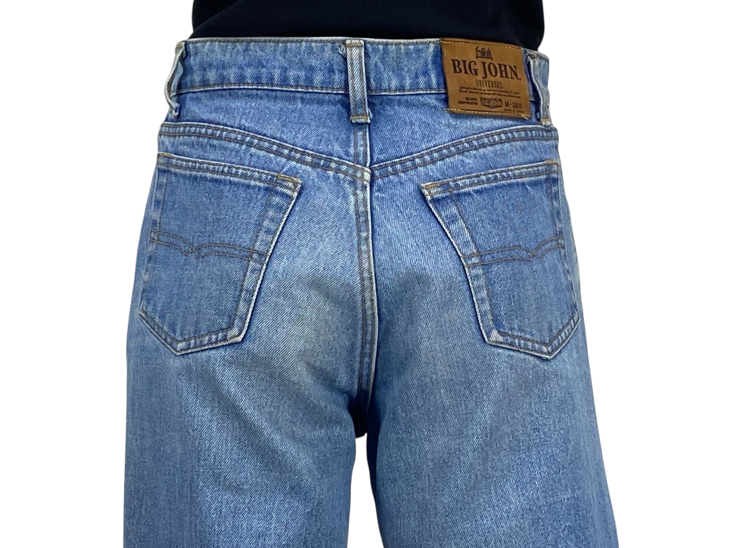 Japanese Brand Big John High Waisted Flare Jeans Size 27" / US 4 / IT 40 - 7 Thumbnail