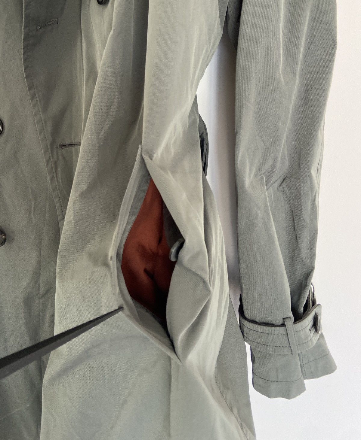Loro Piana Loro Piana Light Olive Stormey Trench Tecno Coat Size US XXL / EU 58 / 5 - 15 Thumbnail
