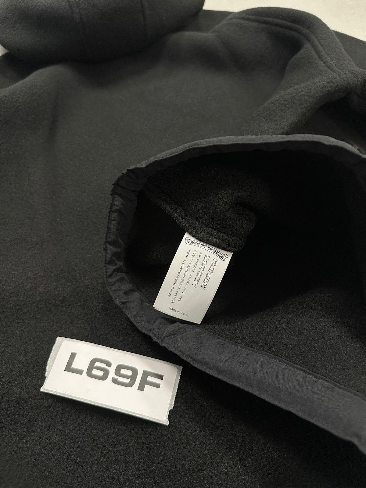 Chrome Hearts Chrome Hearts Fleece Embroidered Horseshoe Logo Hoodie Size US L / EU 52-54 / 3 - 8 Thumbnail