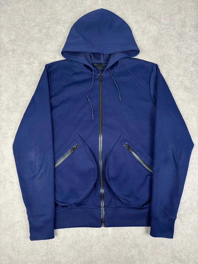Marc Jacobs Marc Jacobs Navy Extra Pockets Zip-up Hoodie Size US M / EU 48-50 / 2 - 1 Thumbnail