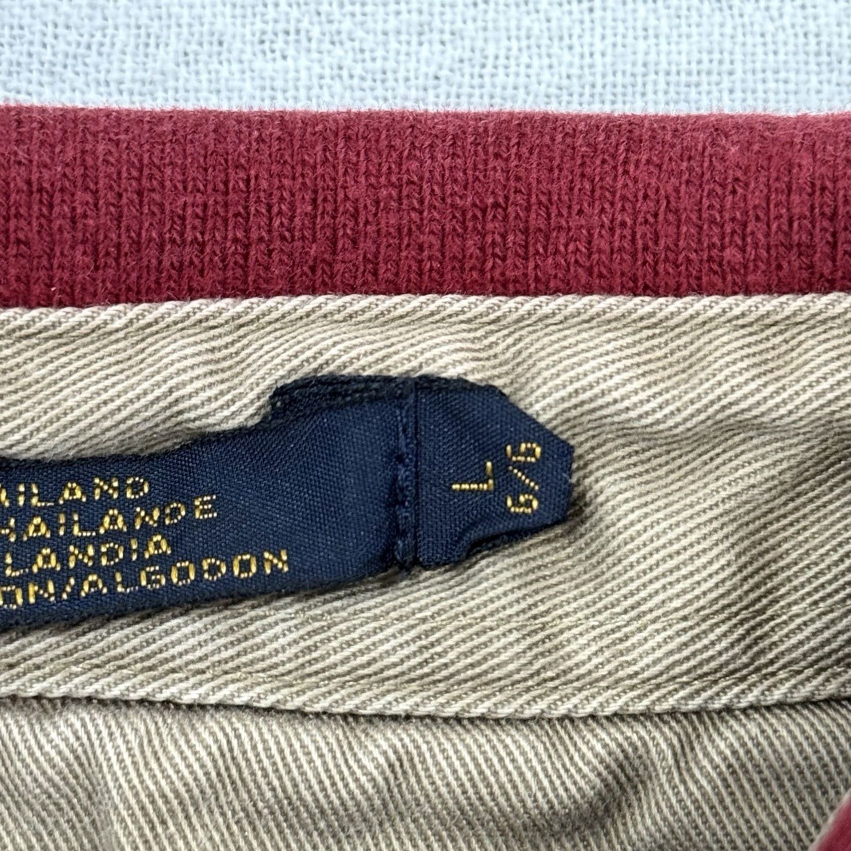 Tommy Hilfiger VINTAGE Tommy Hilfiger Rugby Shirt Men L Striped 90s Polo Long Sleeve Red Logo Embroidered Casual Shirt Size US L / EU 52-54 / 3 - 3 Thumbnail
