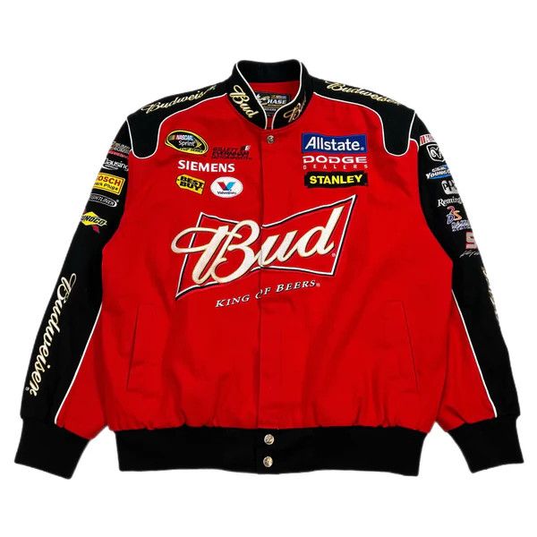 image of Chase Authentics Nascar King Of Beers Kasey Kahne Jh Designs Racing Jacket in Red, Men's (Size XL)