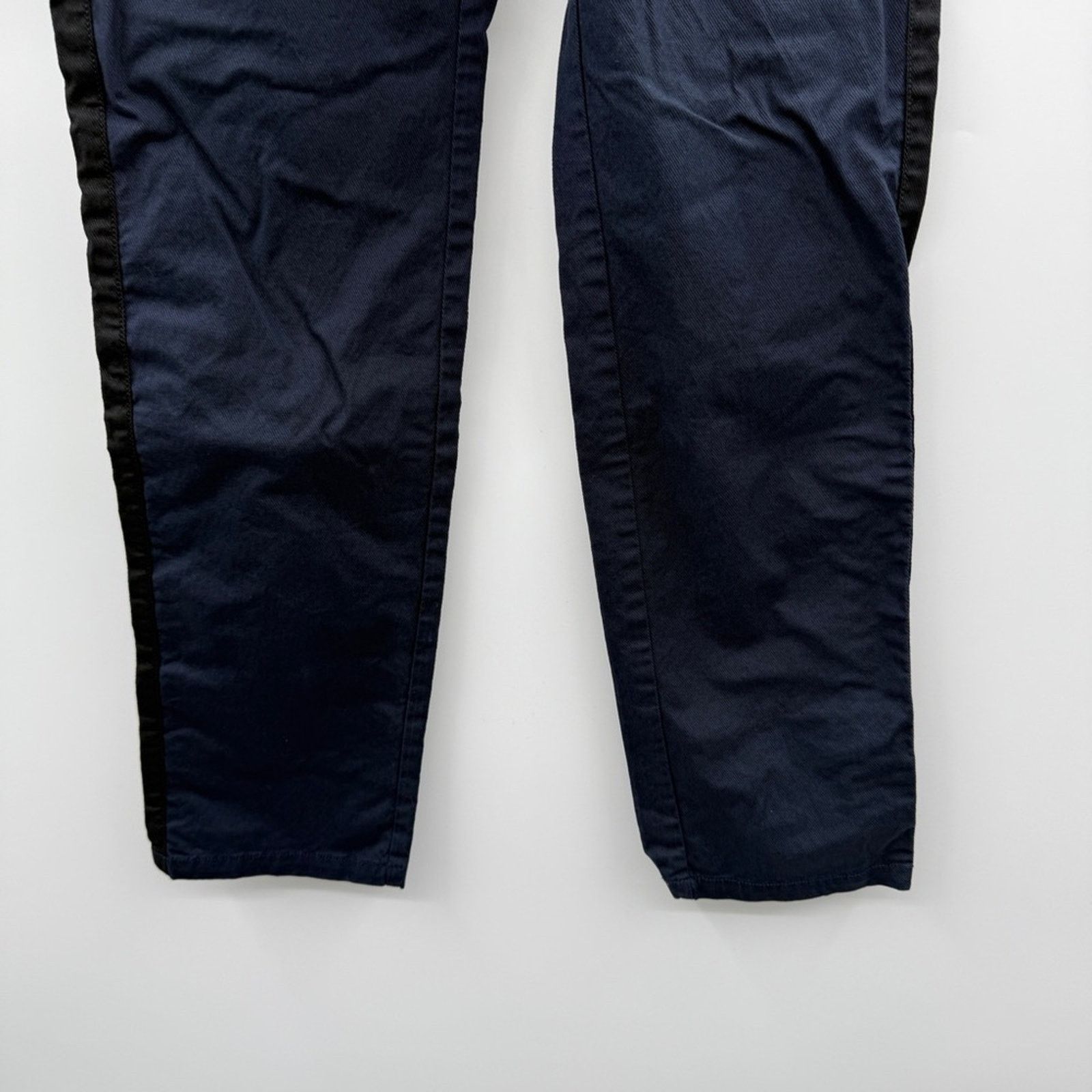 Derek Lam 10 Crosby Derek Lam 10 Crosby Navy Blue & Black Side Zip Skinny Pants Size 28" / US 6 / IT 42 - 3 Thumbnail