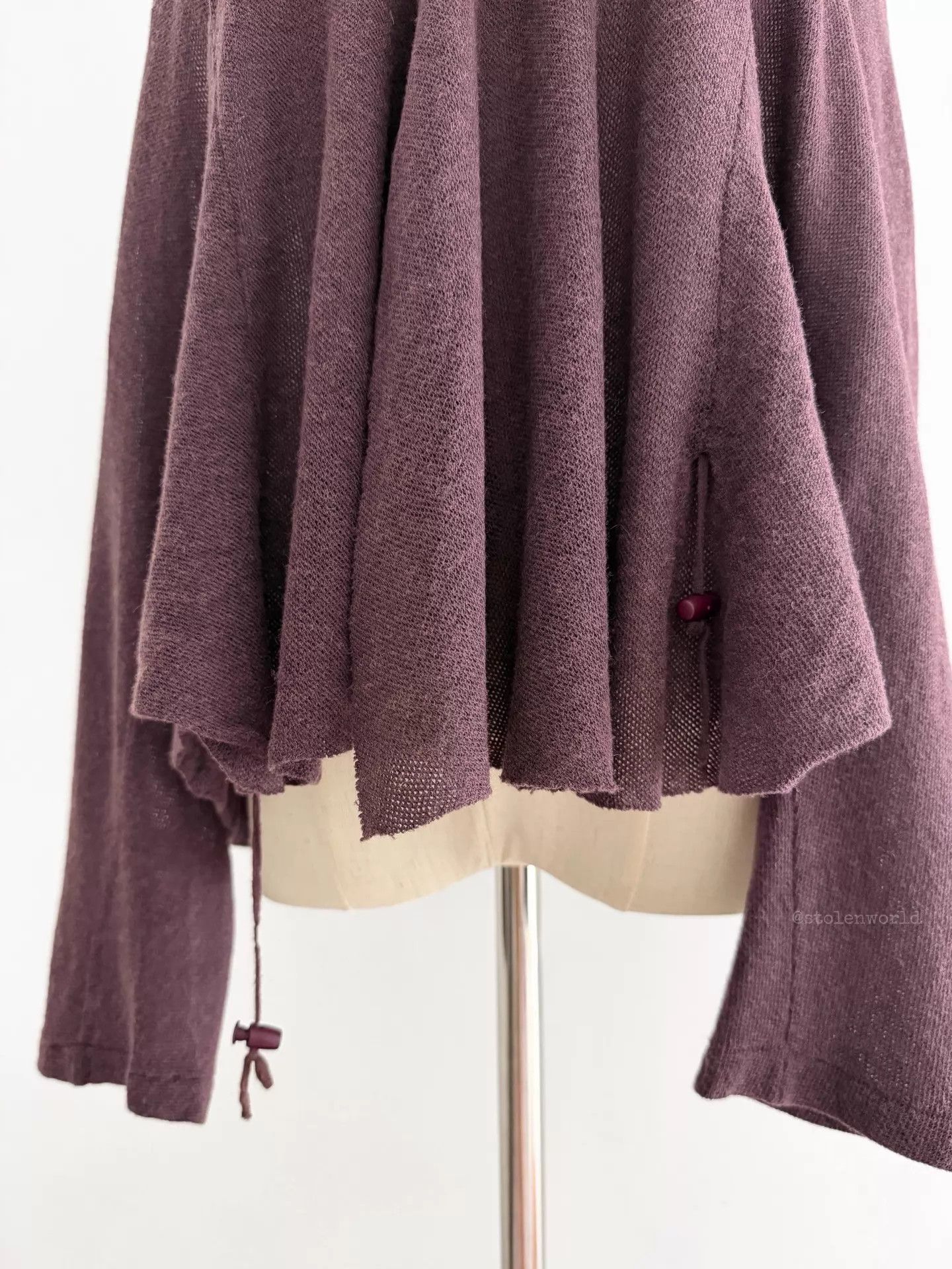 Y's Y's Drawstring Deformed Lightweight Cotton-Wool Top Size 3 Size L / US 10 / IT 46 - 6 Thumbnail