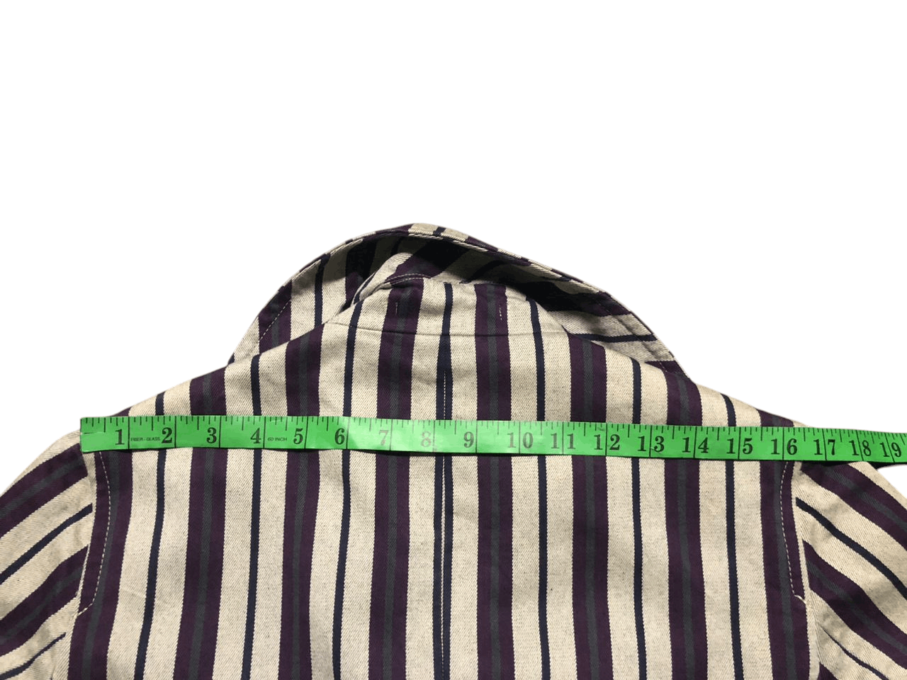 Japanese Brand Japanese Brand Yutaka Stripe Double Breasted Coat Size US S / EU 44-46 / 1 - 17 Thumbnail