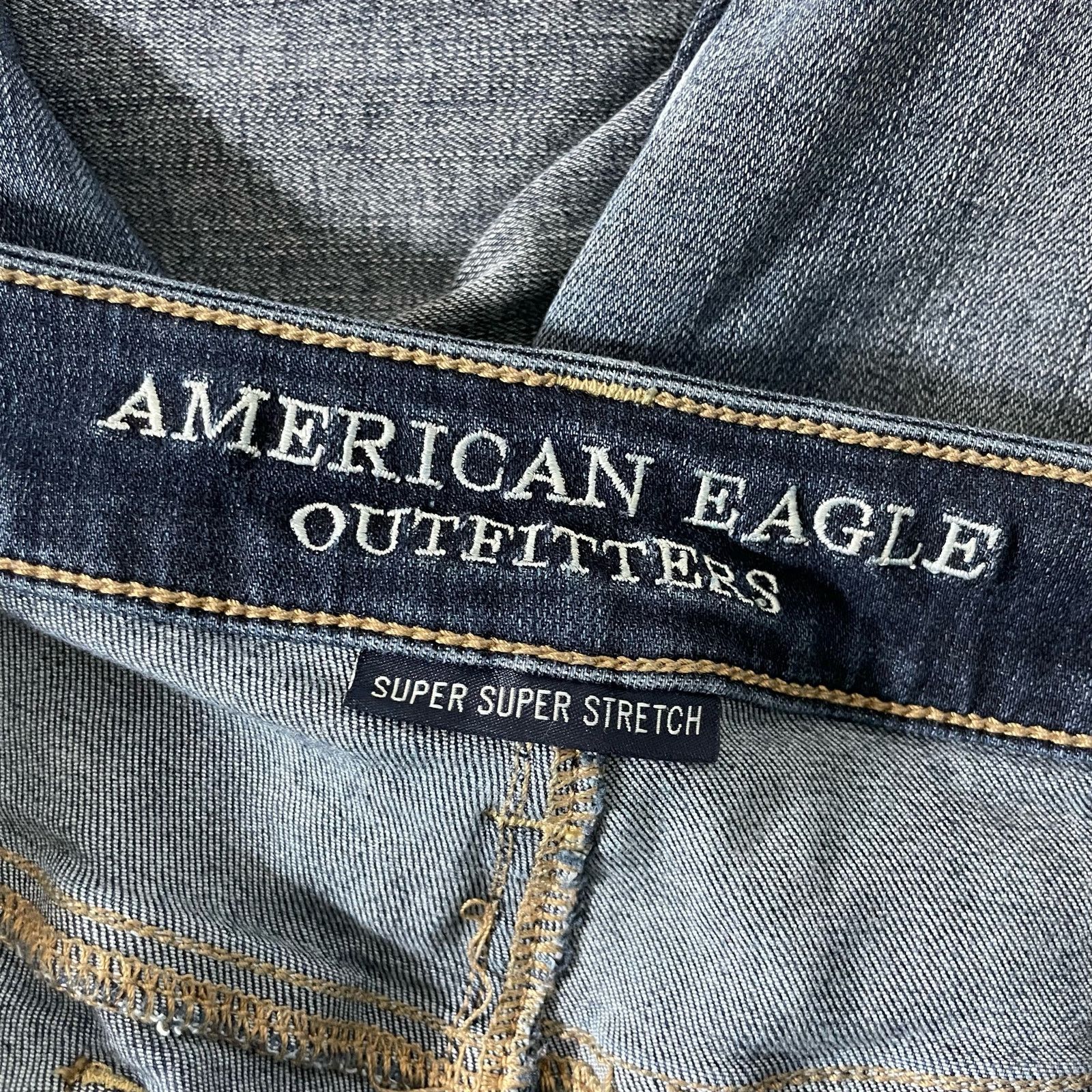 American Eagle Outfitters American Eagle Women's Distressed Hi-Rise Jegging Jeans - 8 Size 30" / US 8 / IT 44 - 4 Thumbnail