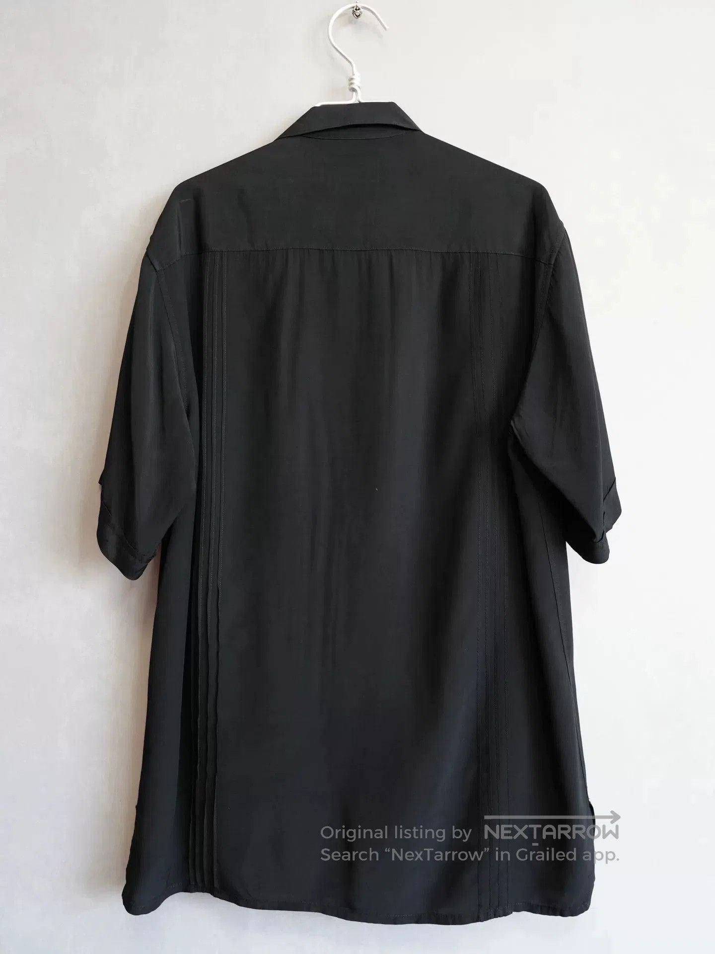 Yohji Yamamoto Yohji Yamamoto Silk Blend Short Sleeve Shirt. Size US L / EU 52-54 / 3 - 5 Thumbnail