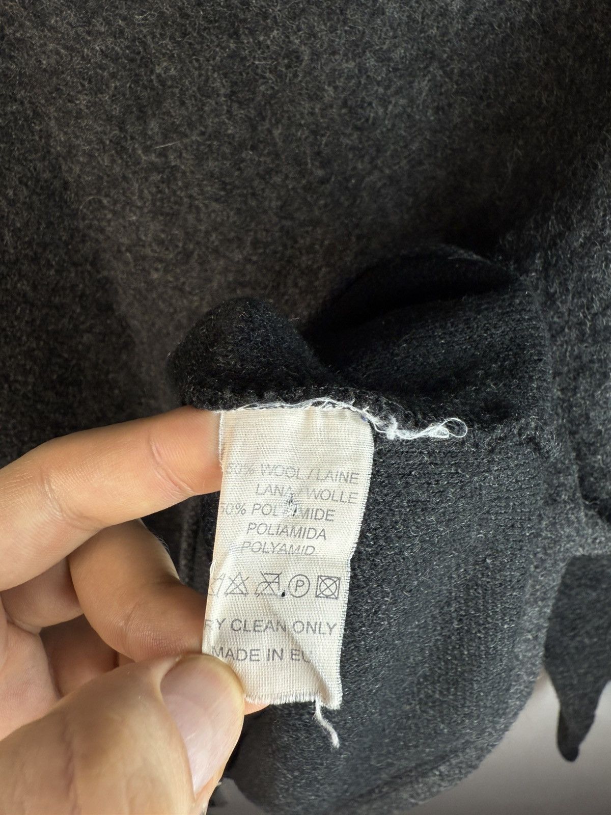 Yves Saint Laurent Wool YSL Sweater Soft Warm Grey YSL Sweatshirt Size US M / EU 48-50 / 2 - 7 Thumbnail