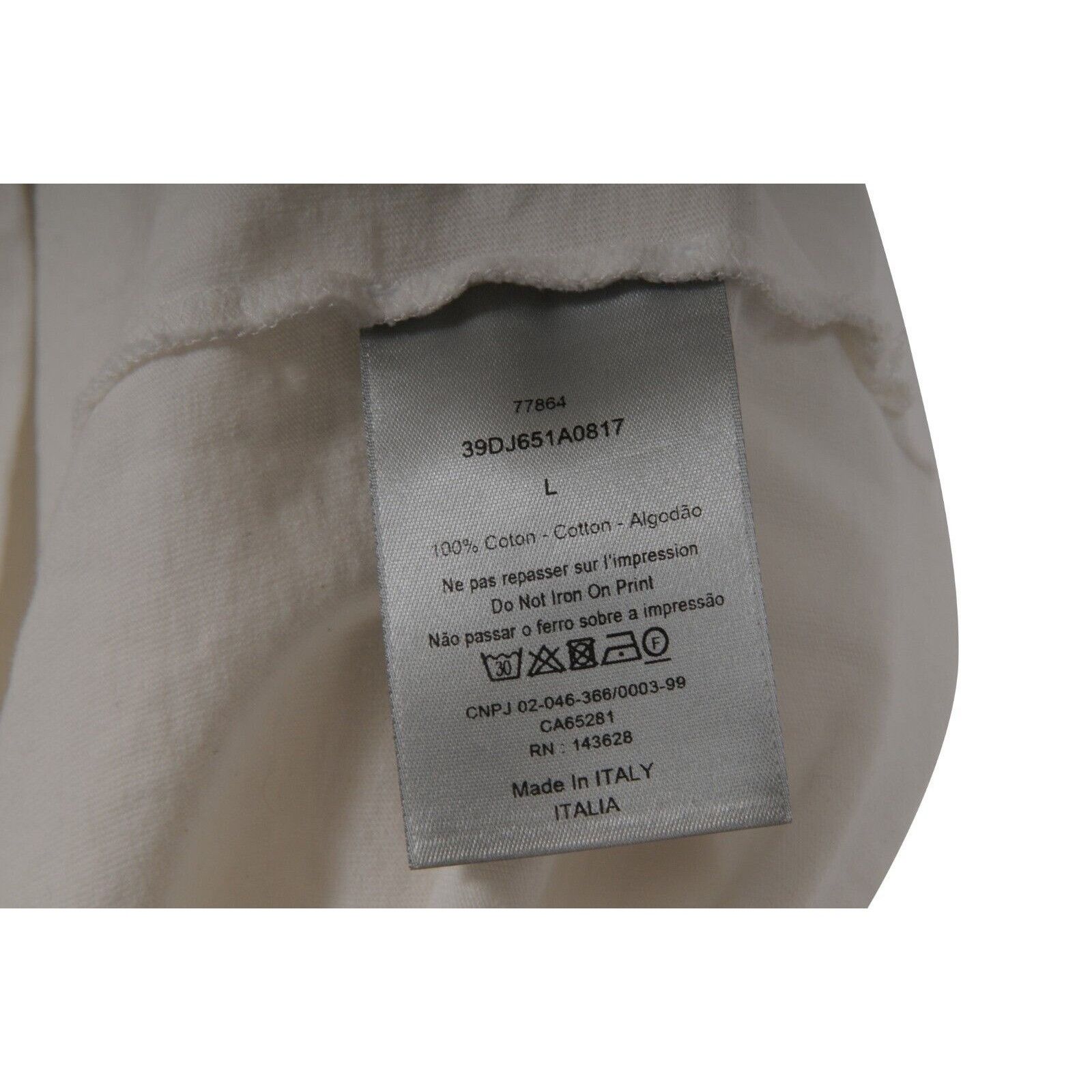 Dior Astero Long Sleeve T Shirt White Size US L / EU 52-54 / 3 - 10 Thumbnail