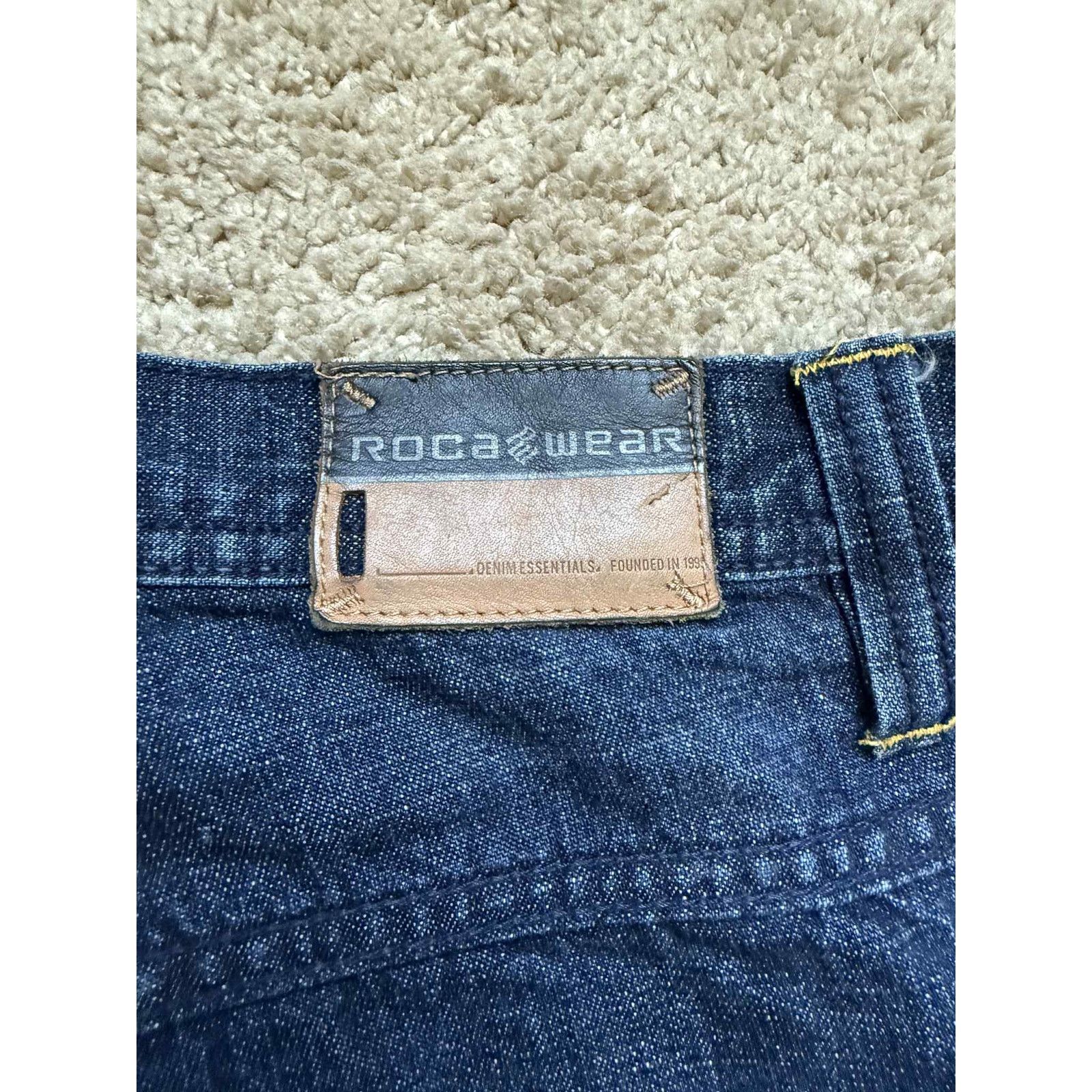 Rocawear Rocawear Straight Leg Workwear Jeans Blue Mens 34W x 34L Size US 34 / EU 50 - 8 Thumbnail