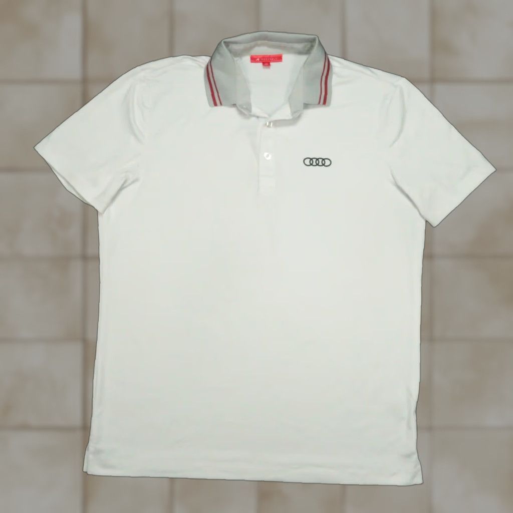 Vintage Redvanly Shirt Mens Medium White Performance Polo Short Sleeve Golf Tennis Size US M / EU 48-50 / 2 - 1 Thumbnail