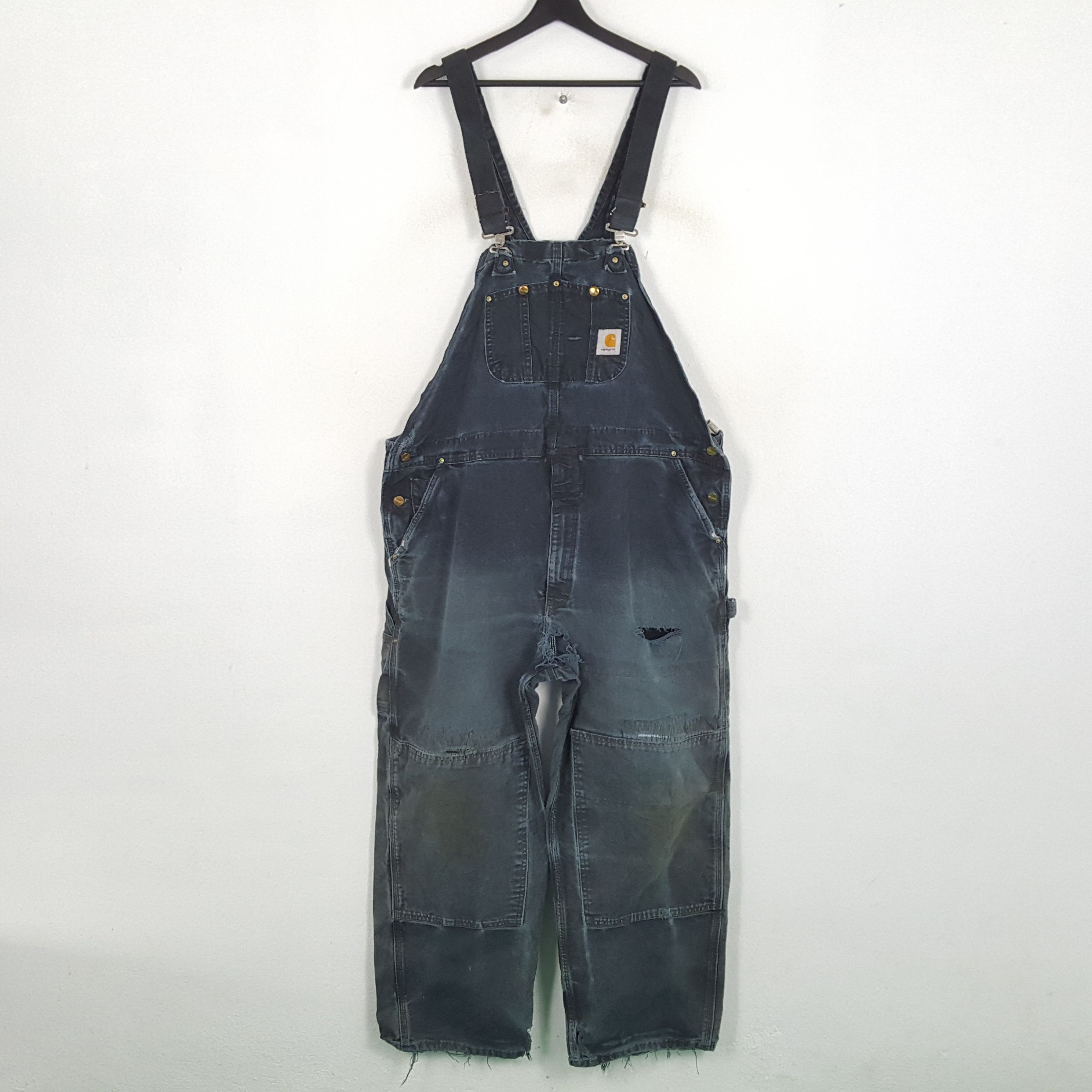 【美品】Carhartt BRAIN DEAD オーバーオール Carhartt WIP x Brain Dead Bib Overall Black Men's - SS18 - US