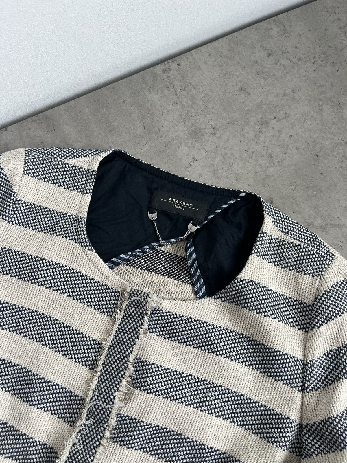 Designer × Weekend Max Mara Max Mara Weekend Fringe Blazer Size M / US 6-8 / IT 42-44 - 4 Thumbnail