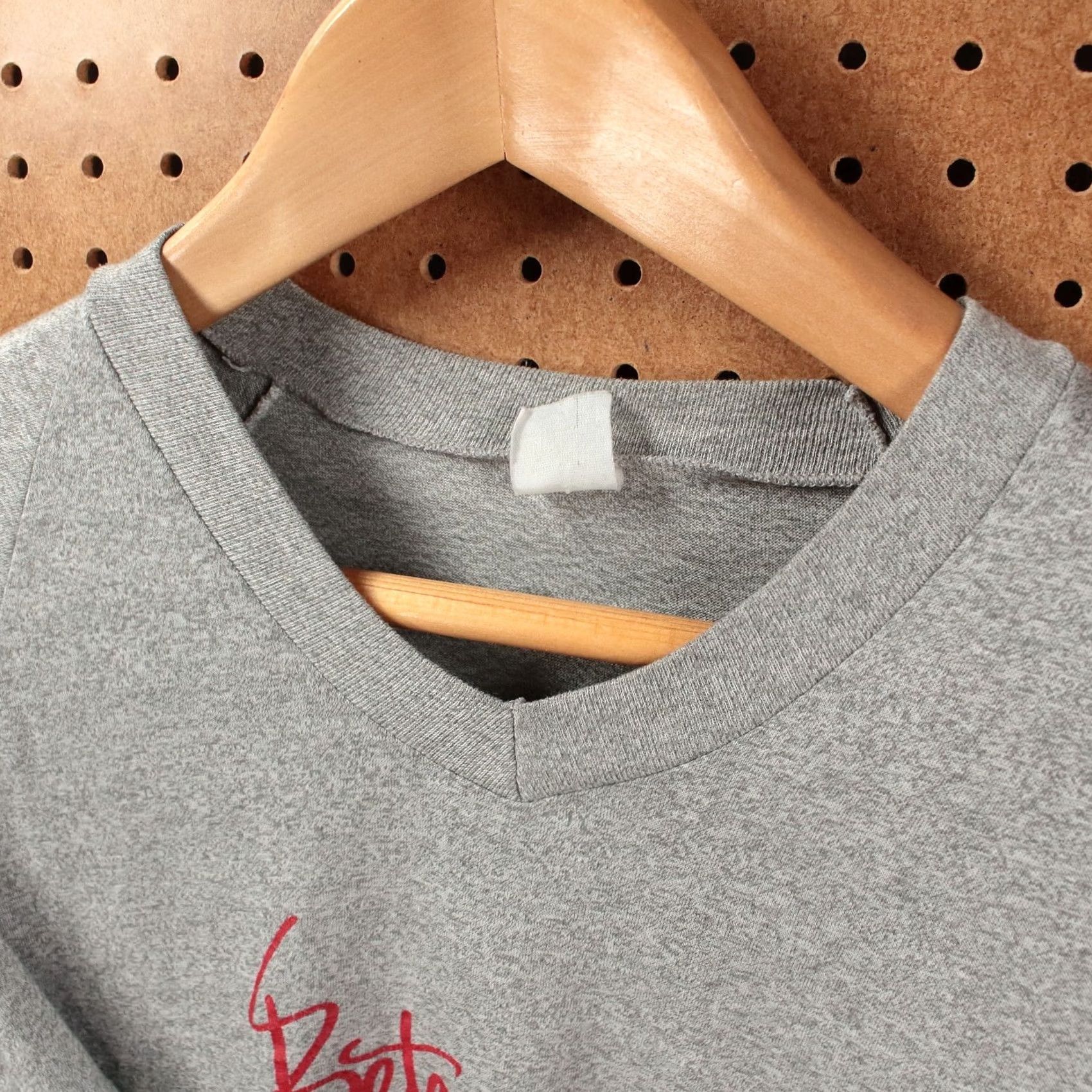 Velva Sheen Beta Research t-shirt LARGE vtg 80s single stitch triblend raglan soft thin Size US L / EU 52-54 / 3 - 6 Thumbnail