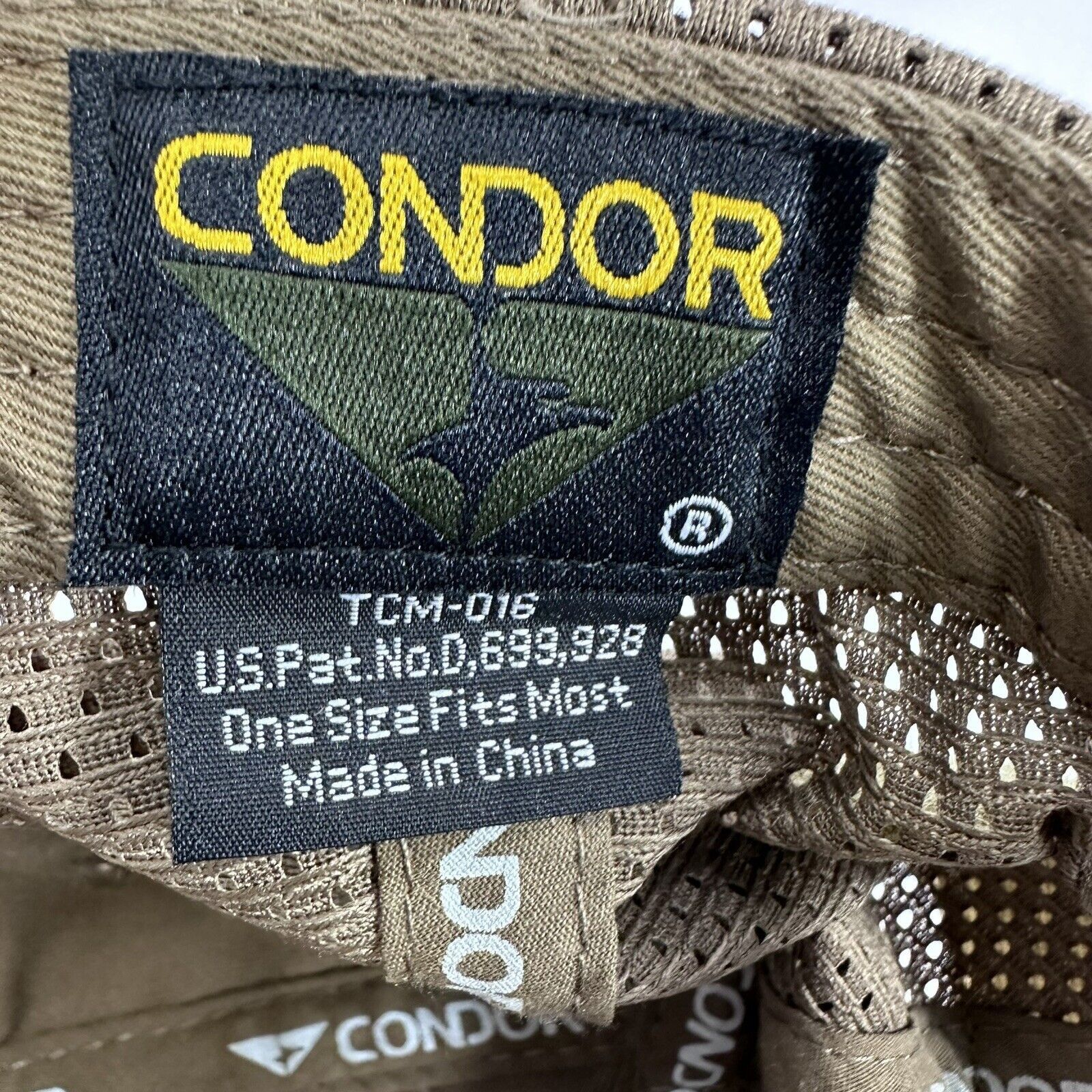 Other Condor TCM Patch Hiking Hunting Tactical Mesh Cap Hat Size ONE SIZE - 14 Thumbnail