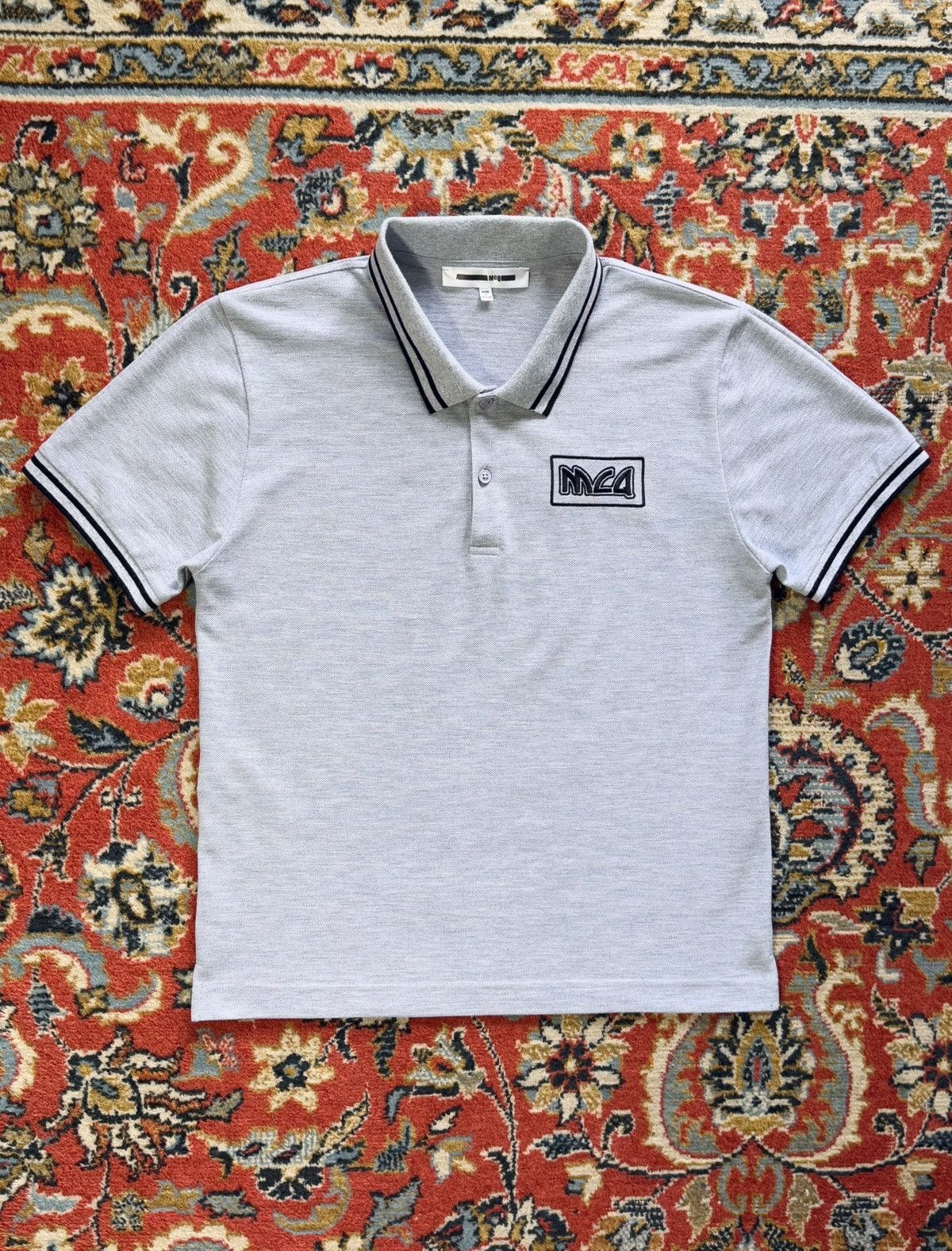 Alexander McQueen 2021 Alexander McQueen Embroidered Logo Polo Shirt Size US M / EU 48-50 / 2 - 5 Thumbnail
