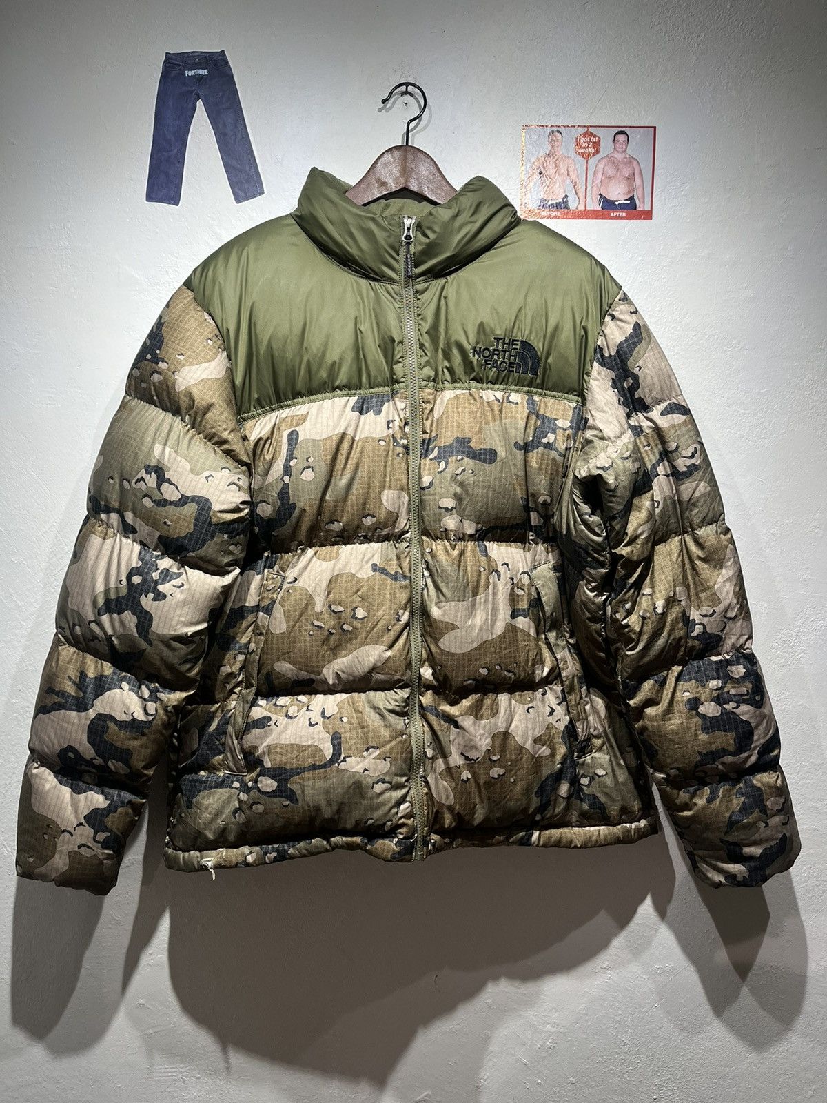 Camo × Realtree × The North Face The North Face Nuptse 700 Jacket | Grailed