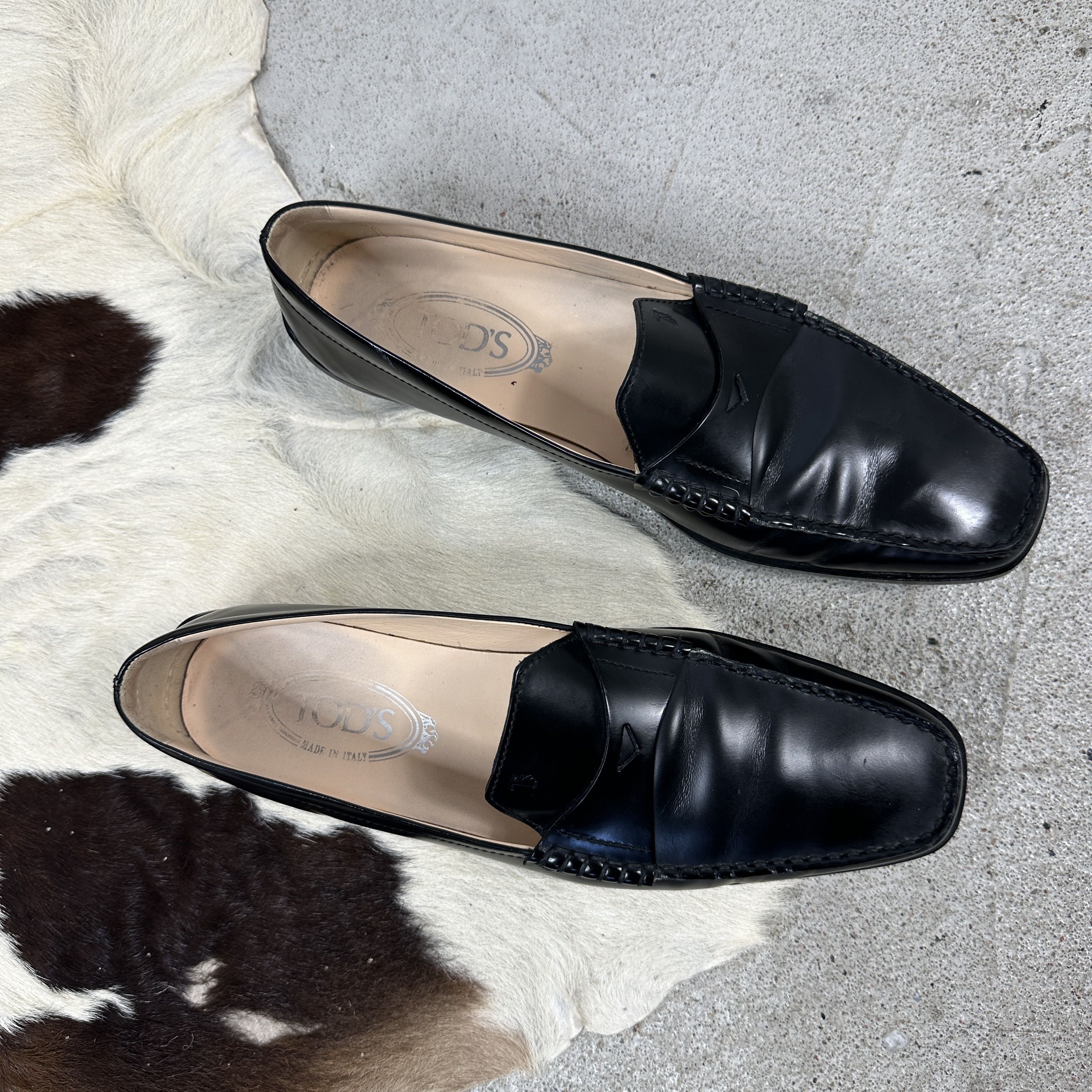 Tod's × Vintage Vintage Avant Garde Y2K Formal Casual TOD’S Loafers Size US 11 / IT 41 - 2 Thumbnail