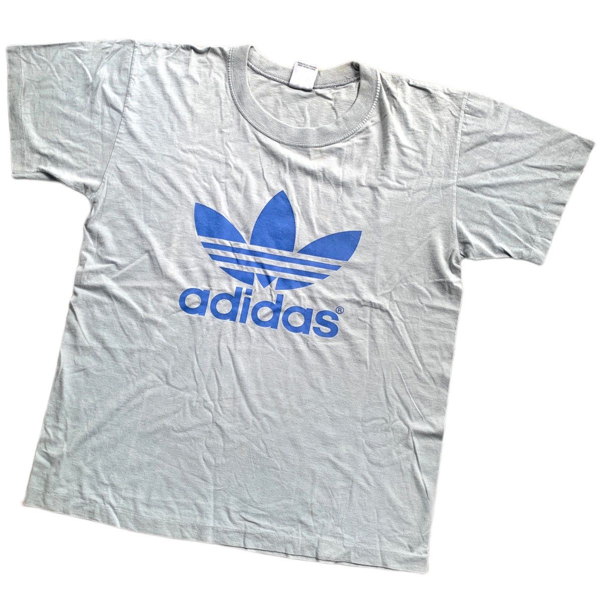 Adidas VTG ADIDAS 3 STRIPES LOGO TSHIRT Size US M / EU 48-50 / 2 - 1 Thumbnail
