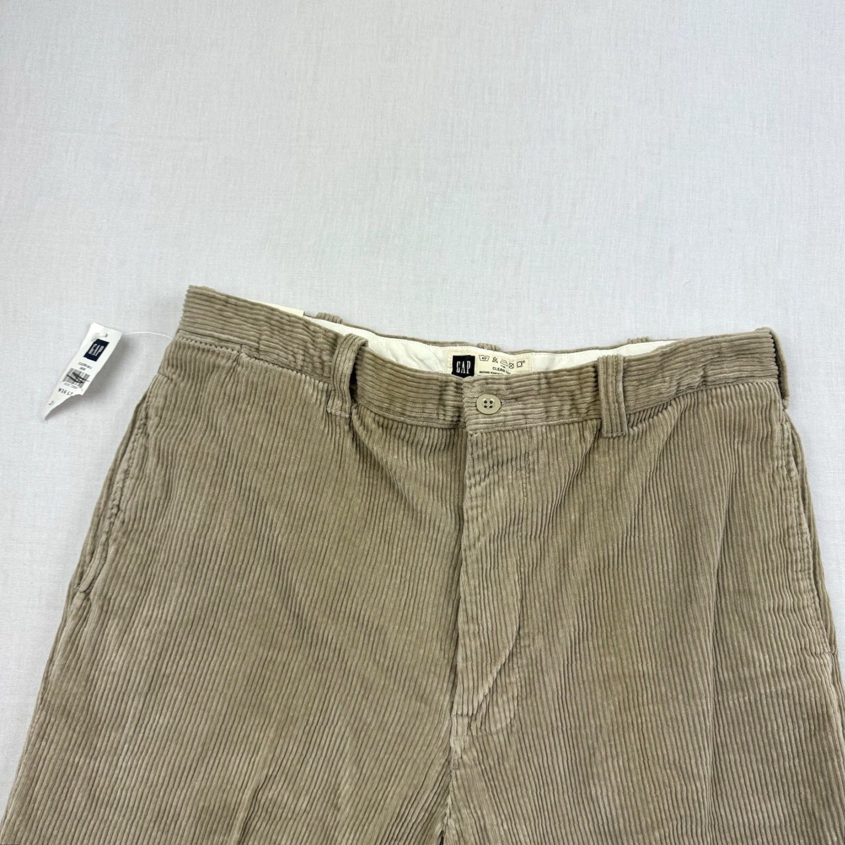 Gap VINTAGE Gap Pants Adult 36x30 Corduroy Relaxed 90s Grunge Tan Brown NWT 90s American Chino Mens Size US 36 / EU 52 - 3 Thumbnail