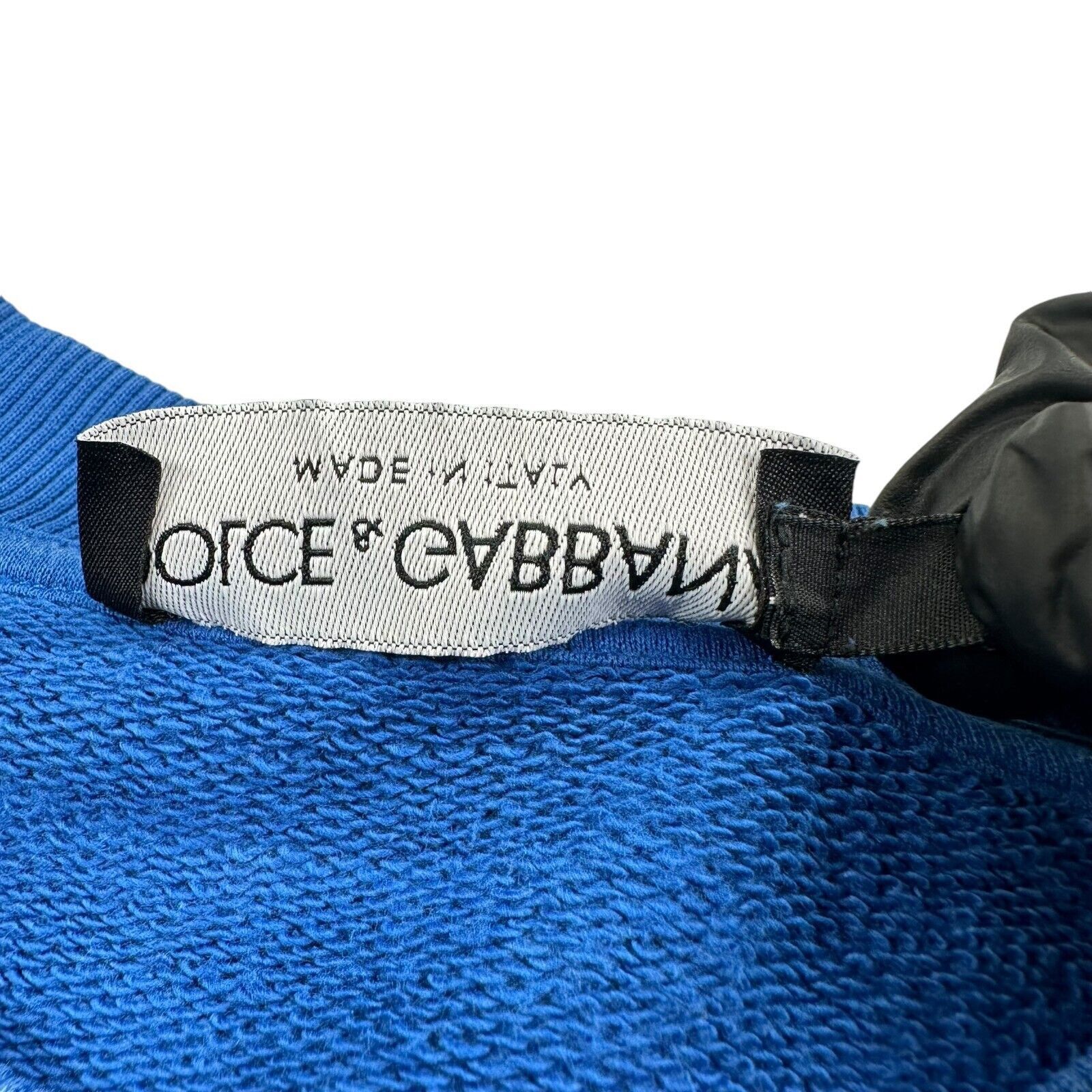 Dolce & Gabbana Dolce & Gabbana Size M Sweatshirt Blue on Blue Plaque Logo Size US M / EU 48-50 / 2 - 7 Thumbnail